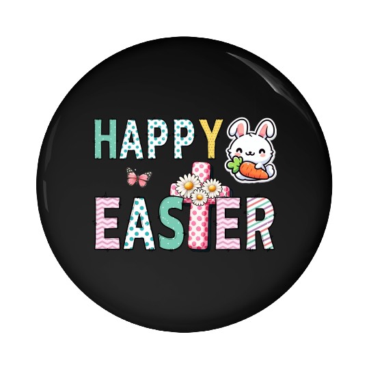 Blossom & Bunny: Easter Celebration Delight! Pin Buttons