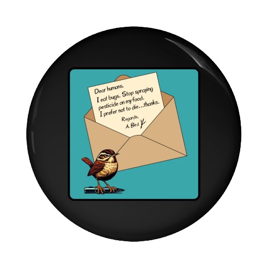 Cute Little Angry Bird Design Pin Buttons