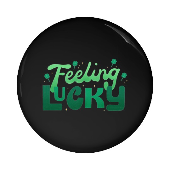 Feeling Lucky Pin Buttons