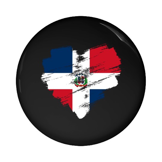 Dominican Republic Pin Buttons