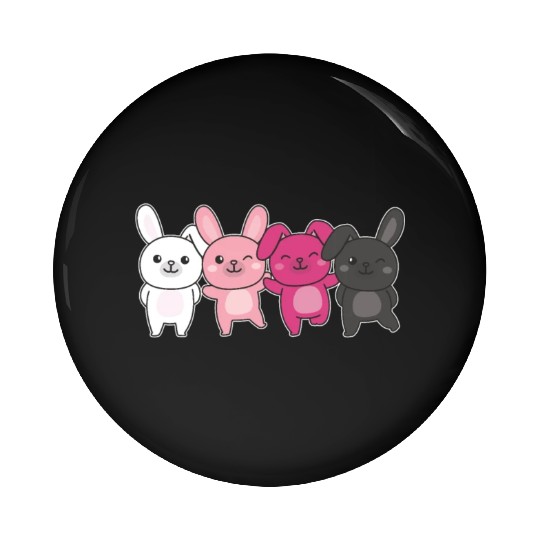 Transfem Flag Pride Lgbtq Bunny Pin Buttons
