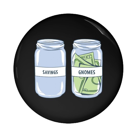 Garden Gnome Saving Gnomes Pin Buttons