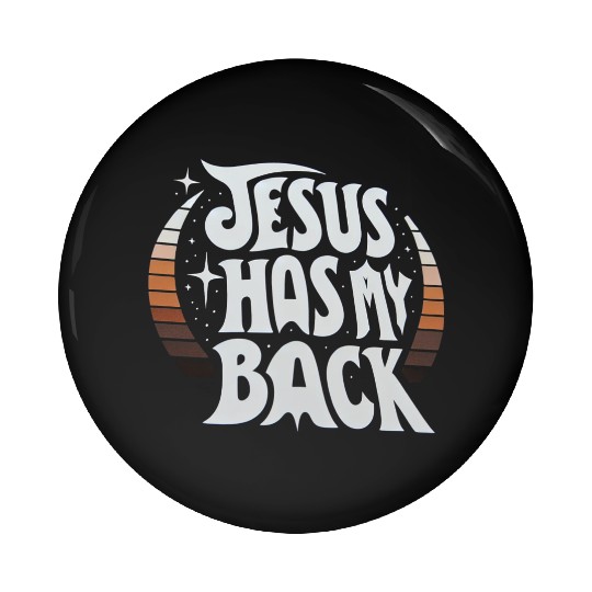Jesus Has My Back 23 Pin Buttons
