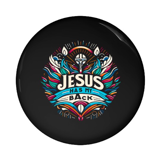 Jesus Has My Back 27 Pin Buttons