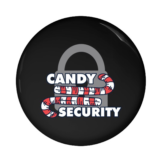Candy Security Mom Dad Matching Birthday Costume Pin Buttons