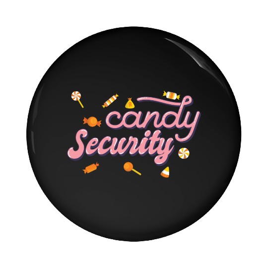 Candy Security Kids Parents Matching Birthday Pin Buttons