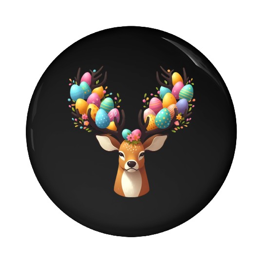 A Deer's Easter Surprise Pin Buttons