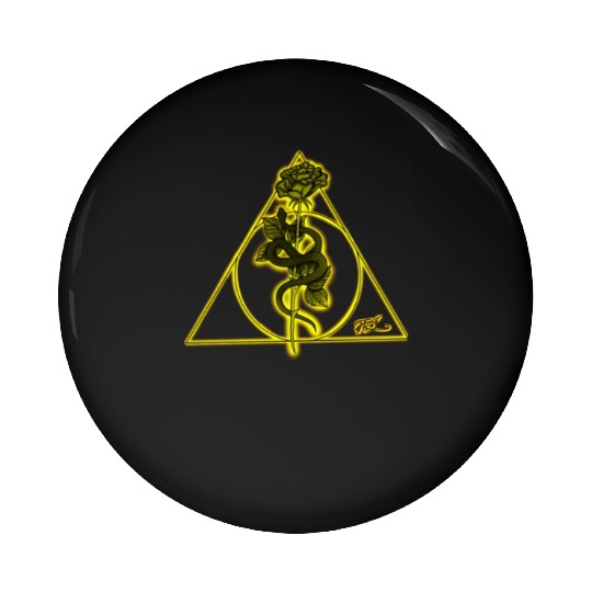 Rose Destiny Pin Buttons