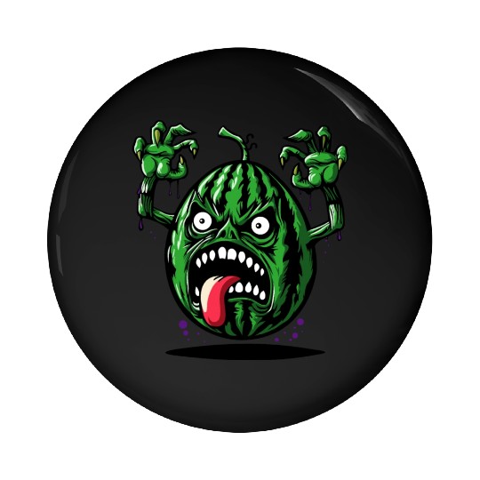 Watermelon Monster Floating Pin Buttons