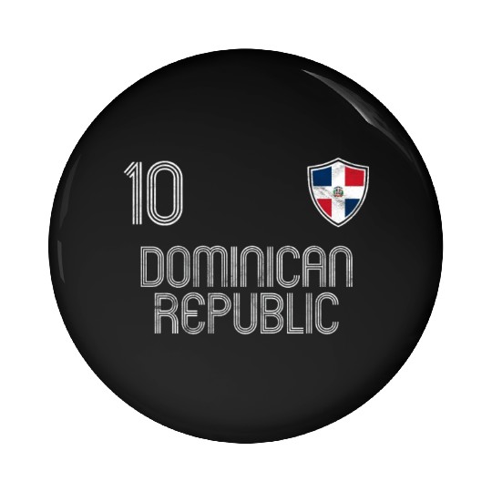 Dominican Republic Pin Buttons