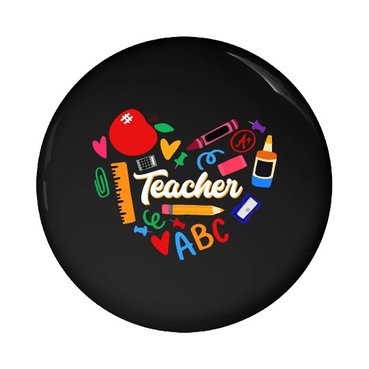 School Teacher, Teacher Appreciation Pin Buttons