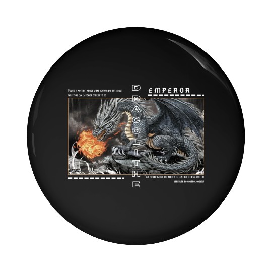 Draco Emperor Pin Buttons