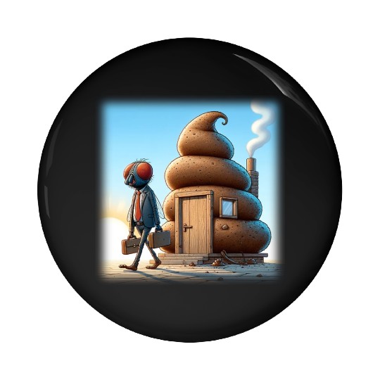 Business Fly Pin Buttons