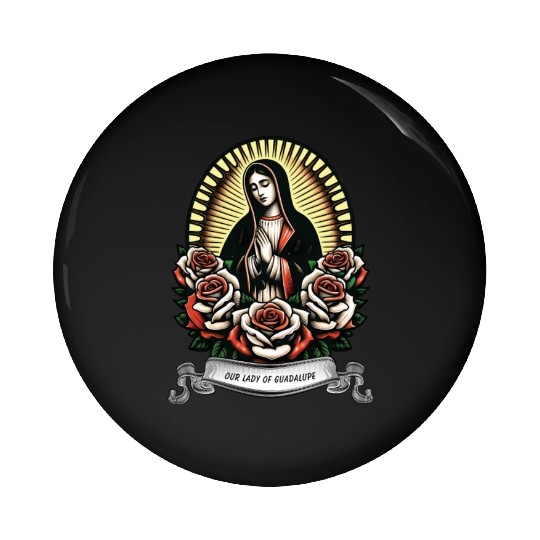 Our lady of Guadalupe Pin Buttons