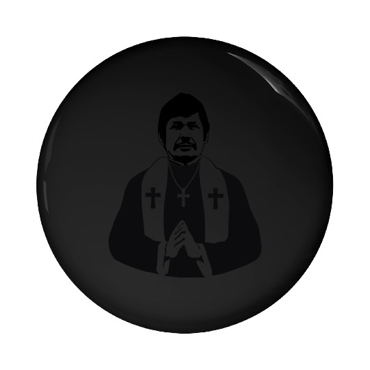 Charles Bronson Priest Pin Buttons - Vintage Hollywood