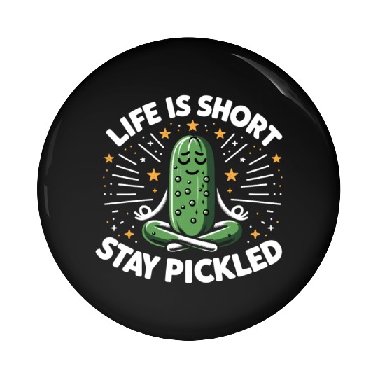 Pickle Lover Funny Pickle Dill pickle Pickled Pin Buttons