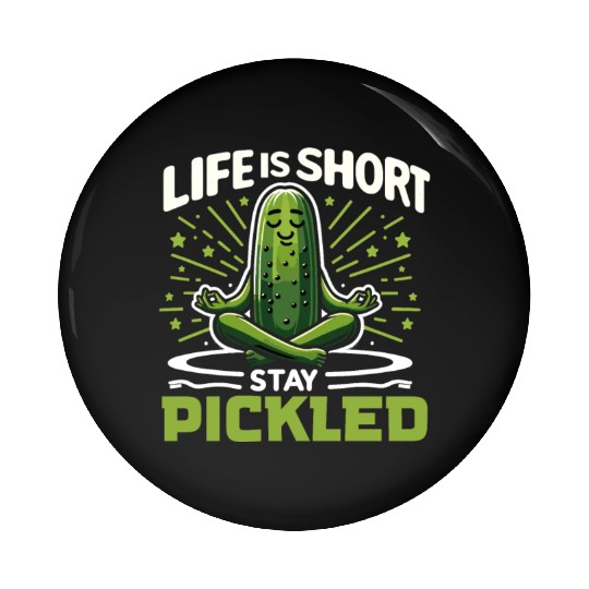 Pickle Lover Funny Pickle Dill pickle Pickled Pin Buttons