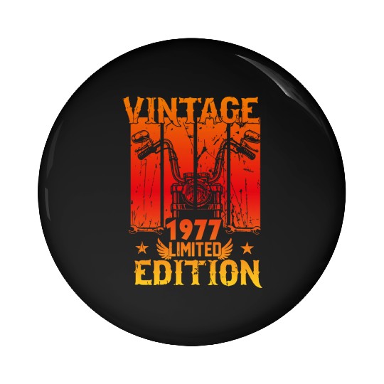 Vintage 1977 Limited Edition Pin Buttons