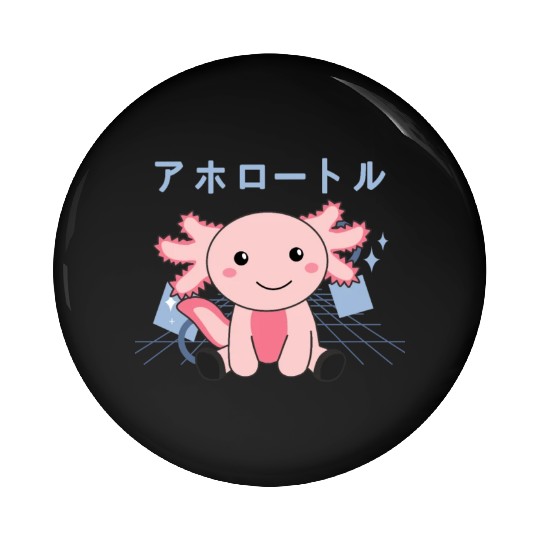 Axolotl Lovers Cute Animals Relax Sweet Axolotl Pin Buttons