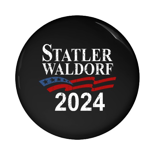 Statler and Waldorf Pin Buttons