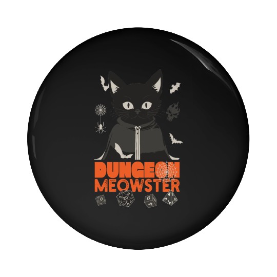 Dungeon Meowster Pin Buttons