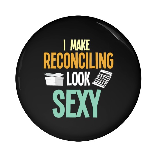 Sexy Spreadsheet Accountant Bookkeeper Pin Buttons
