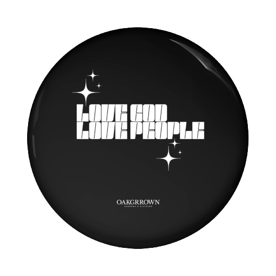 Love God, Love People Pin Buttons