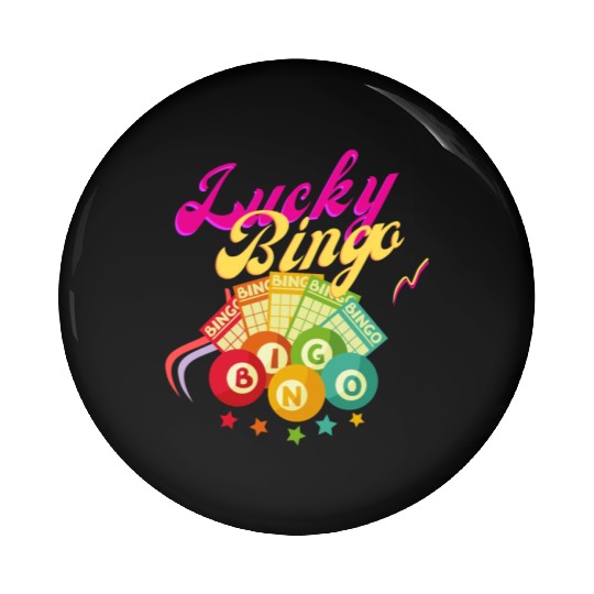 Lucky bingo Pin Buttons
