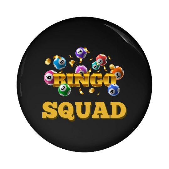 Lucky bingo Pin Buttons