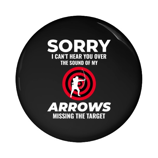 Archery Targets Archer Bullseye Shooting Sport Pin Buttons