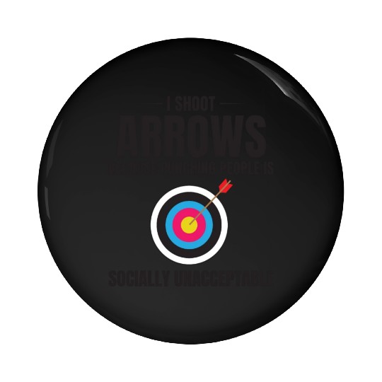 Archery Targets Archer Bullseye Shooting Sport Pin Buttons
