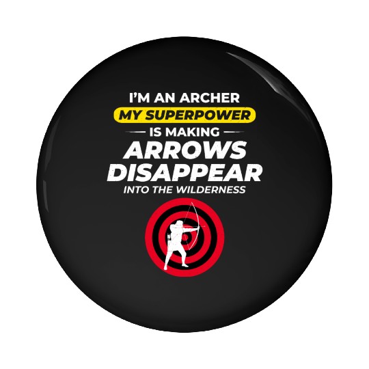 Archery Targets Archer Bullseye Shooting Sport Pin Buttons
