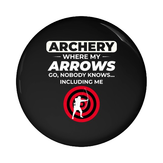 Archery Targets Archer Bullseye Shooting Sport Pin Buttons