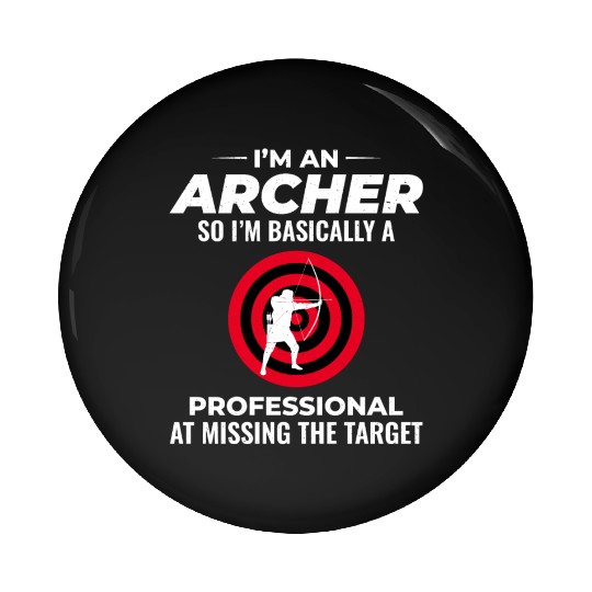 Archery Targets Archer Bullseye Shooting Sport Pin Buttons