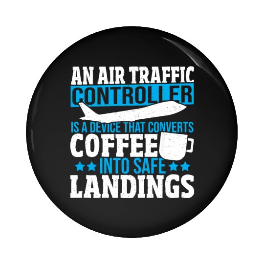 Air Traffic Aviation Runway Air Traffic Pin Buttons