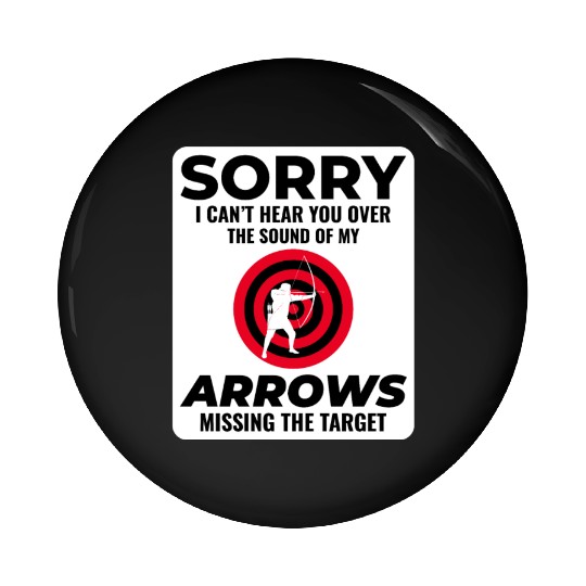 Archery Targets Archer Bullseye Shooting Sport Pin Buttons