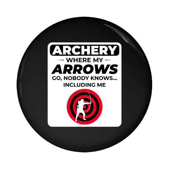 Archery Targets Archer Bullseye Shooting Sport Pin Buttons