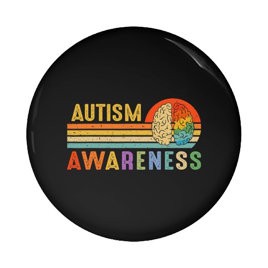 World Autism Awareness Neurodiversity Autistic Pin Buttons
