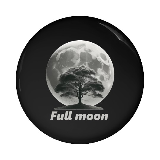 Full moon Pin Buttons