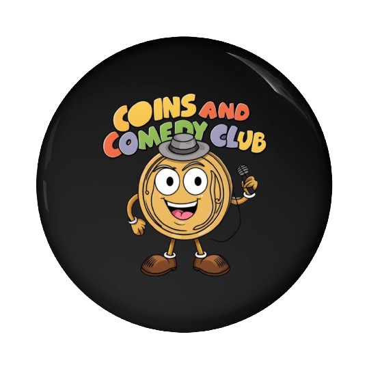 Couns and comedy club Pin Buttons