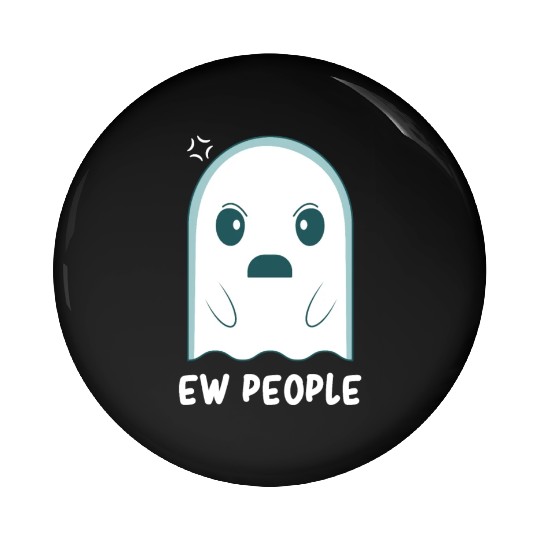 Ghost - Cute Ghost - Funny Ghost - Halloween Ghost Pin Buttons