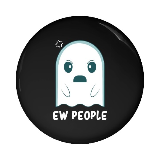 Ghost - Cute Ghost - Funny Ghost - Halloween Ghost Pin Buttons
