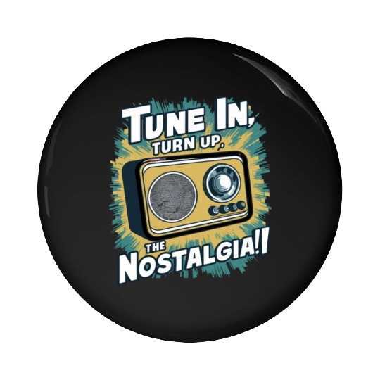 Tune In, Turn Up the Nostalgia with Vintage Radio Pin Buttons
