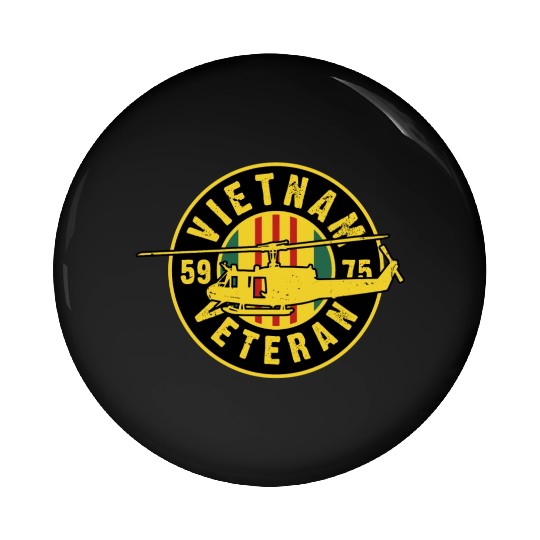 VIETNAM VETERAN Pin Buttons
