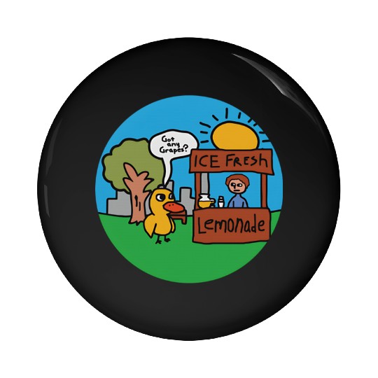 Lemonade Duck Pin Buttons