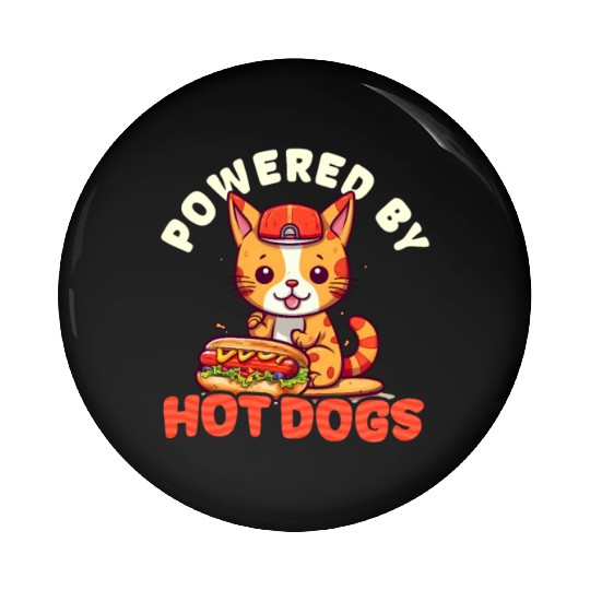 Hot Dog By Hot Dog Pin Buttons