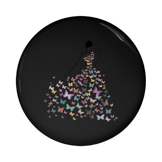 Colorful Butterfly Elegant for All Seasons Pin Buttons
