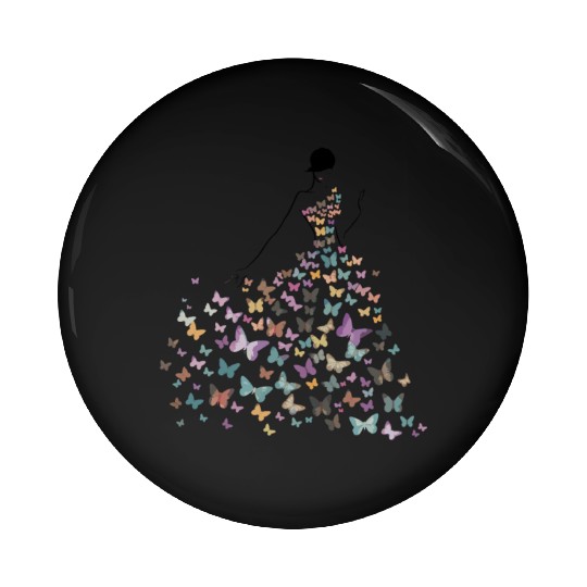 Colorful Butterfly Elegant for All Seasons Pin Buttons