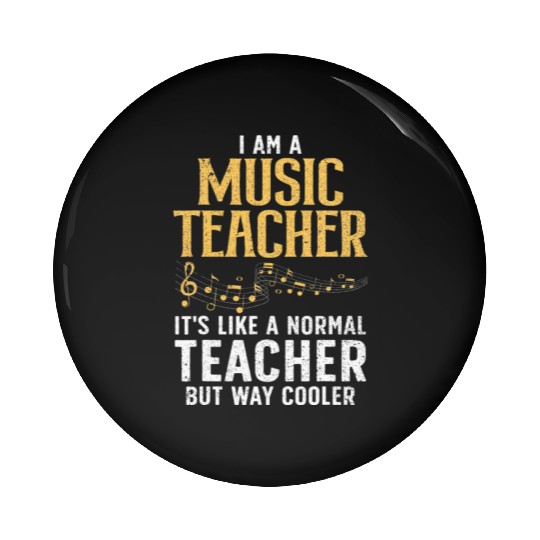 Cool Music Teacher Art School Orchestra Pin Buttons