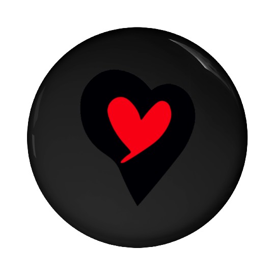 Saint Valentin Heart stylish Logodesign t'Pin Buttons